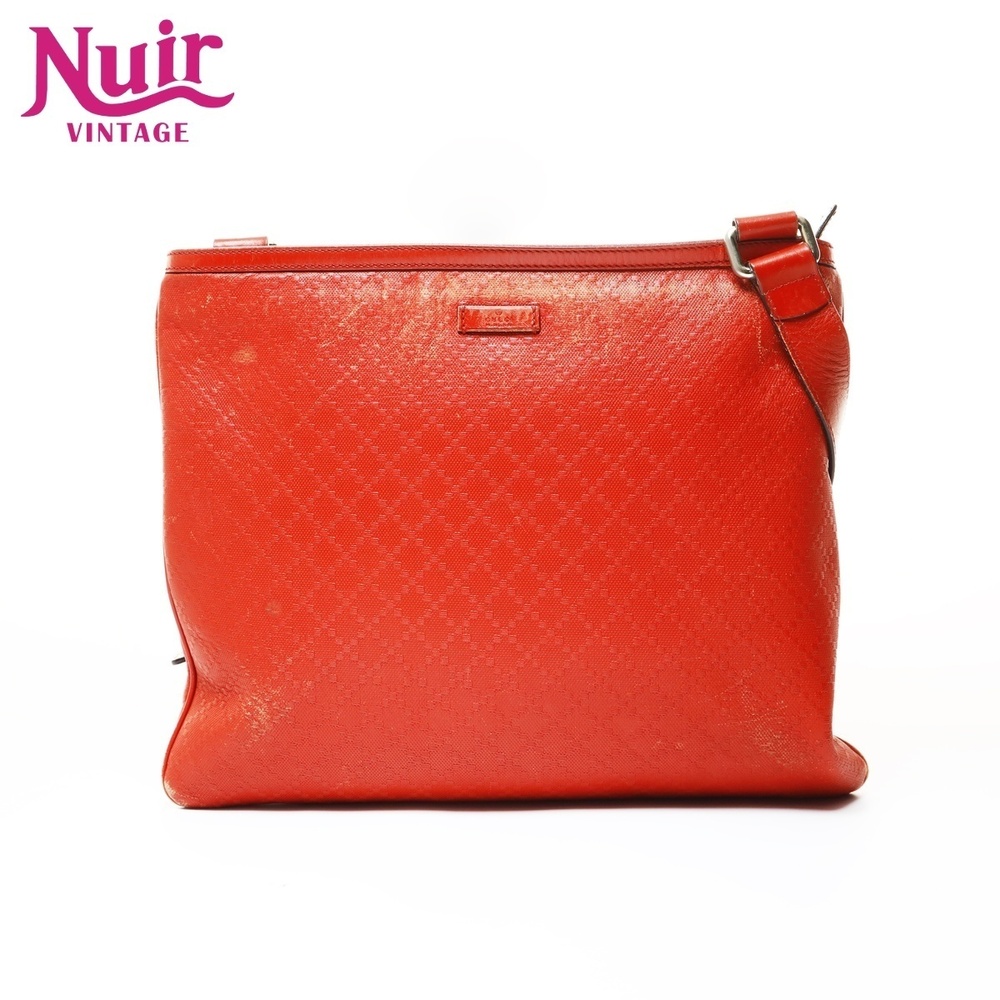 Gucci Diamante Shoulder Bag Orange